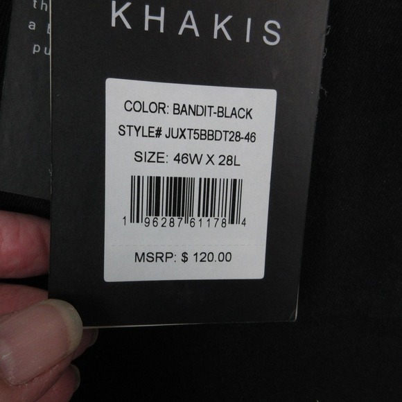 The Perfect Jean Jeans Mens 46x28 Slim Thick Bandit Stretch Denim 45x28* NWT - Picture 12 of 16